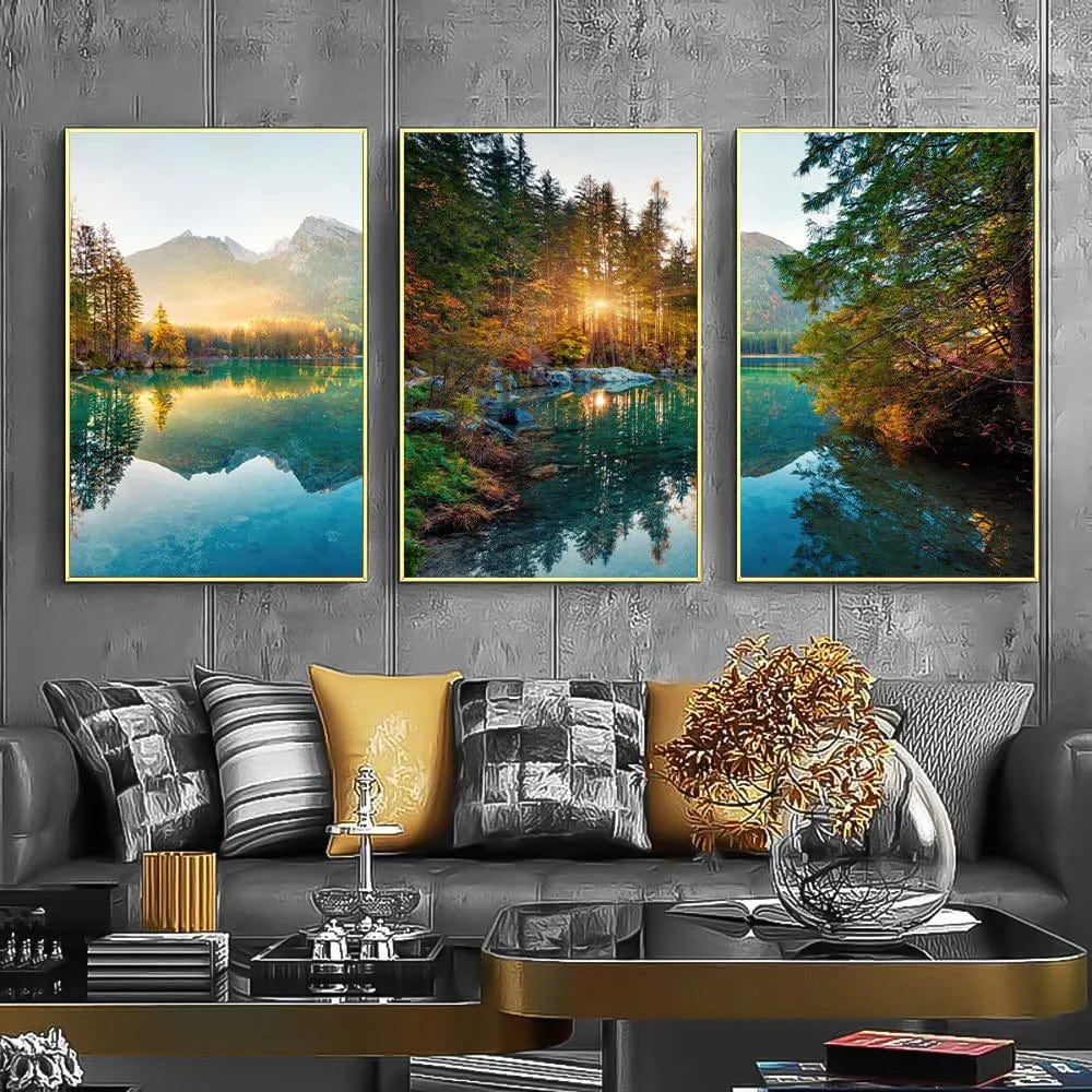 Pack - Tableau foret lac
