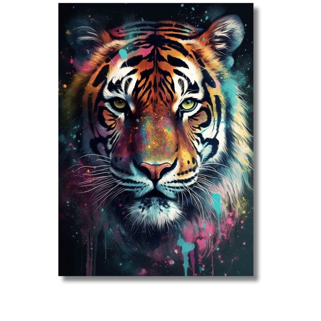 Tableau tigre pop art